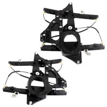 Front Left+Front Right Power Window Regulator w/o Motor For Ford Lincoln (740-178 740-179) -2 Piece