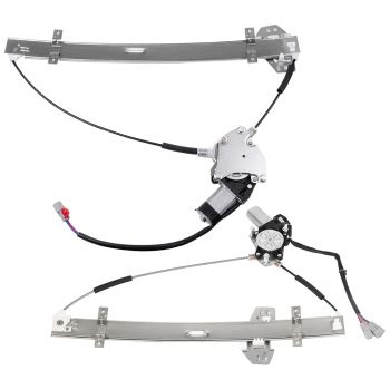 Front Right+Front Left Power Window Regulator with Motor For Honda (741-011 741-009) -2 Piece