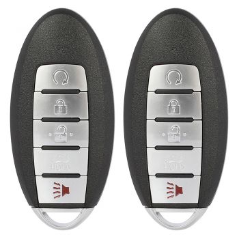 Remote Ignition key fob replacement for Nissan for Altima 16-18 S180144310 2 PCS