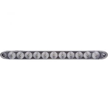 15" Clear/Red 11 LED Light Bar(E99311001CP) - 1 Piece