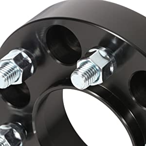 20mm Black Wheel Spacers 5x114.3 - Hubcentric Fit For Nissan & Infiniti Models
