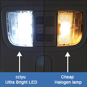 Blue T10 Wedge LED Instrument Light Bulb 6-3020-SMD Fit for 2009-2016 Nissan GT-R/2003-2009 Nissan 350Z