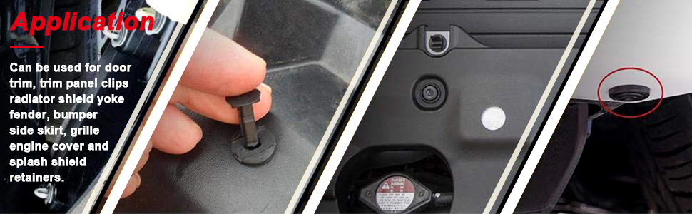 car push pin rivet trim clip panel retainer kit for honda 190 pcs