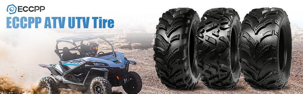 ATV Tire 16x8-7 Fit For All Terrains UTV Tire 4 Ply Rating Tubeless - 1 Piece